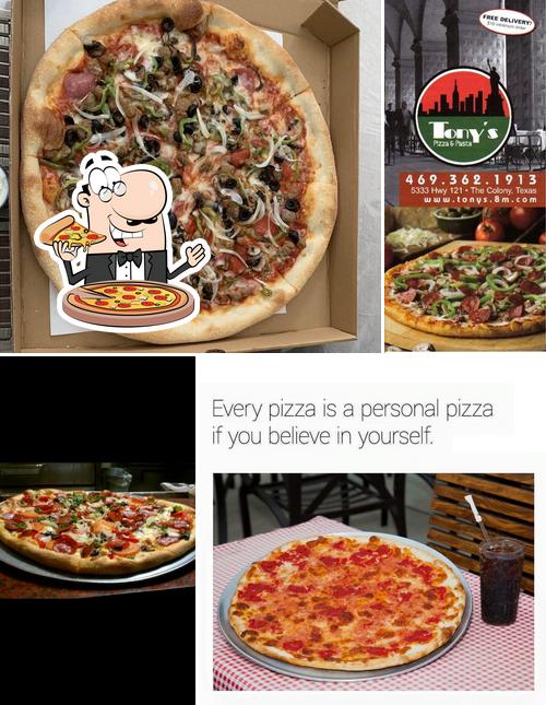 Tony's Pizza & Pasta, 5333 TX-121 in The Colony - Restaurant menu and ...