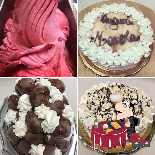 gelateria artigianale da michele serve un'ampia selezione di dolci