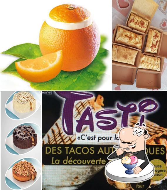 Tasti sedan propose une sélection de plats sucrés