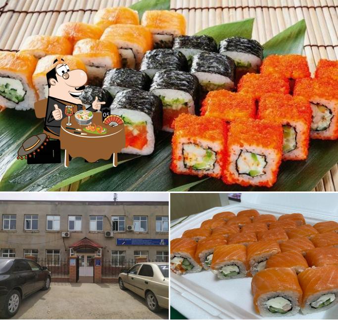 Entre la variedad de cosas que hay en Asahi Food también tienes comida y exterior