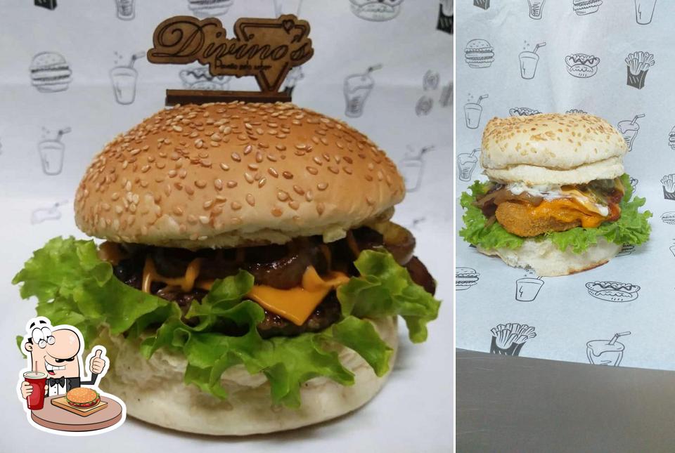 Os hambúrgueres do Divino's restaurante delivery irão satisfazer diferentes gostos