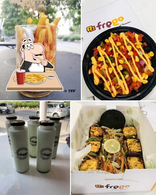 French fries at Frego cafe