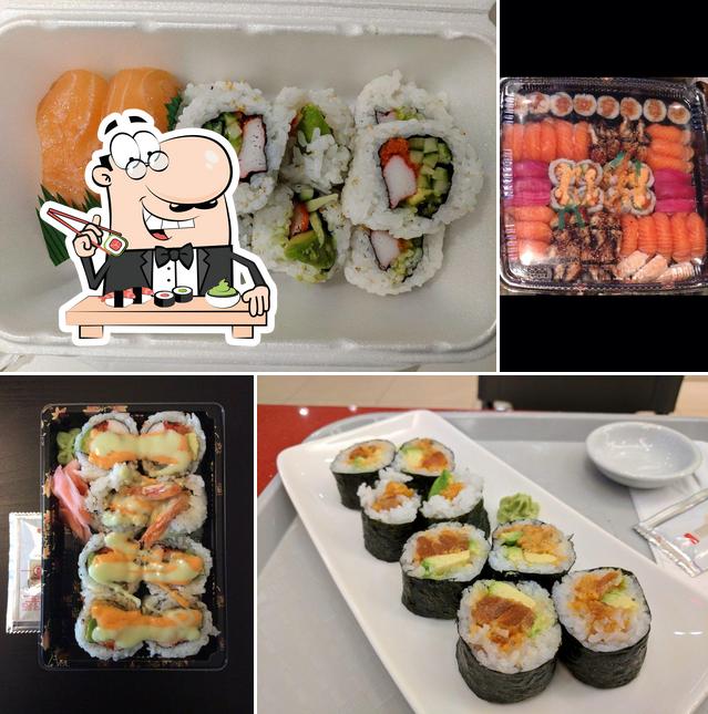 Choisissez de nombreuses options de sushi