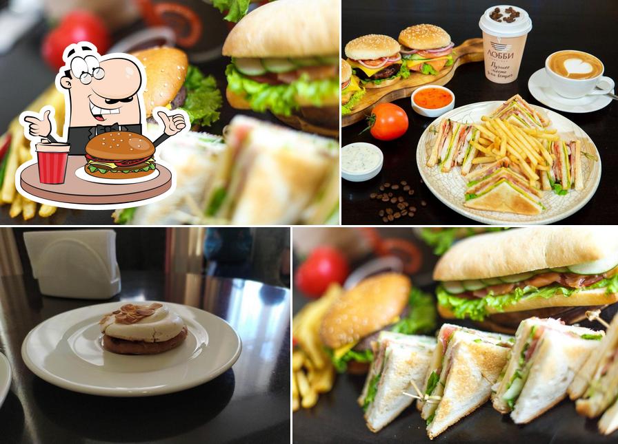 Get a burger at Lobby-bar