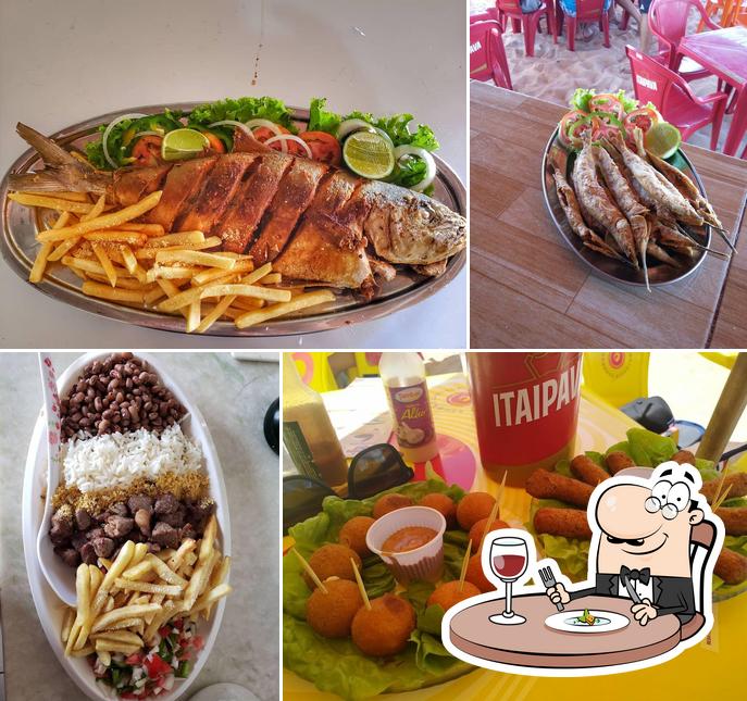 Platos en Coração Bar l