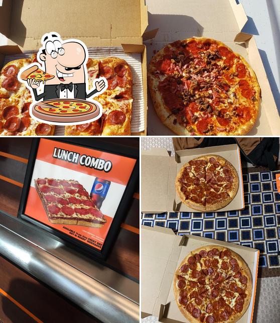 Try out pizza at Little Caesars Pizza