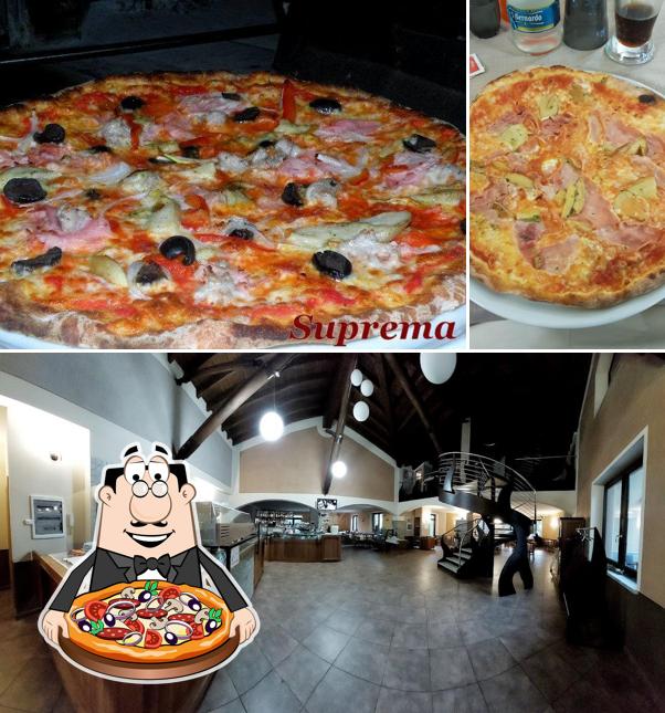 A Pizzeria Du Parc, puoi ordinare una bella pizza