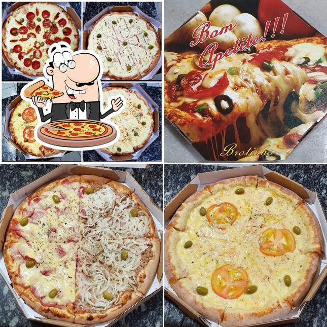 Escolha diversos tipos de pizza