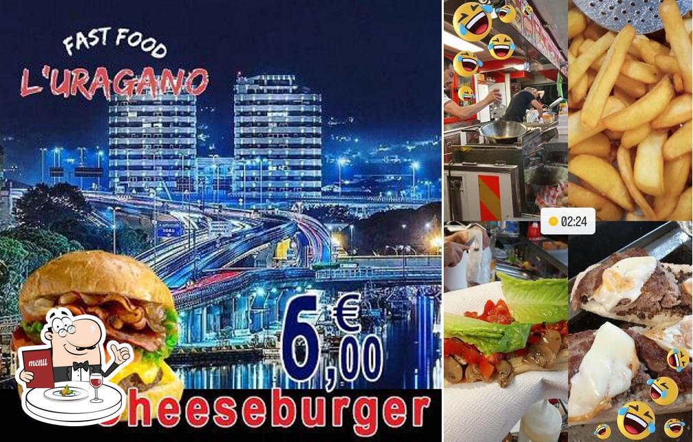 Cibo al Fast Food L'Uragano