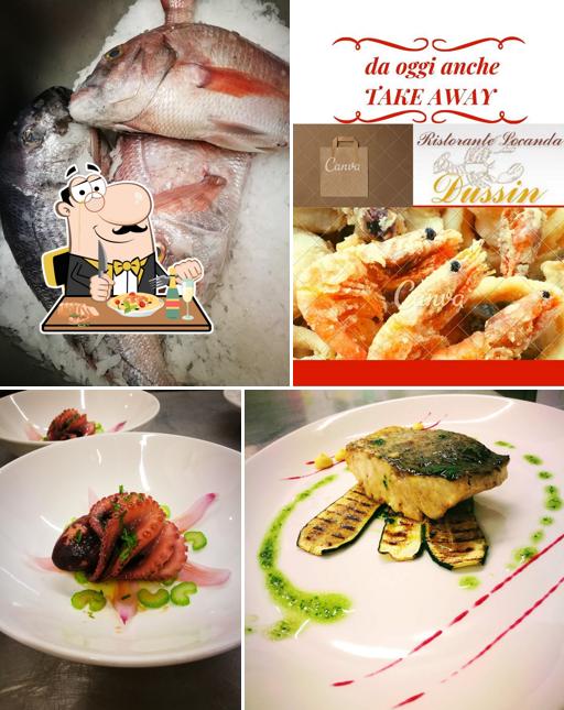Platti al Ristorante Locanda Dussin
