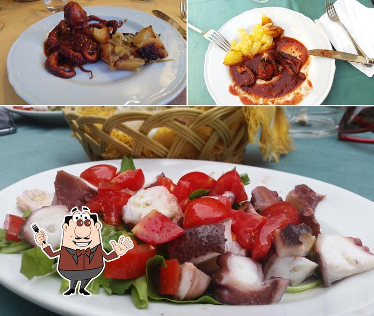 Platti al Ristorante Da Ciccio a Ischia ponte