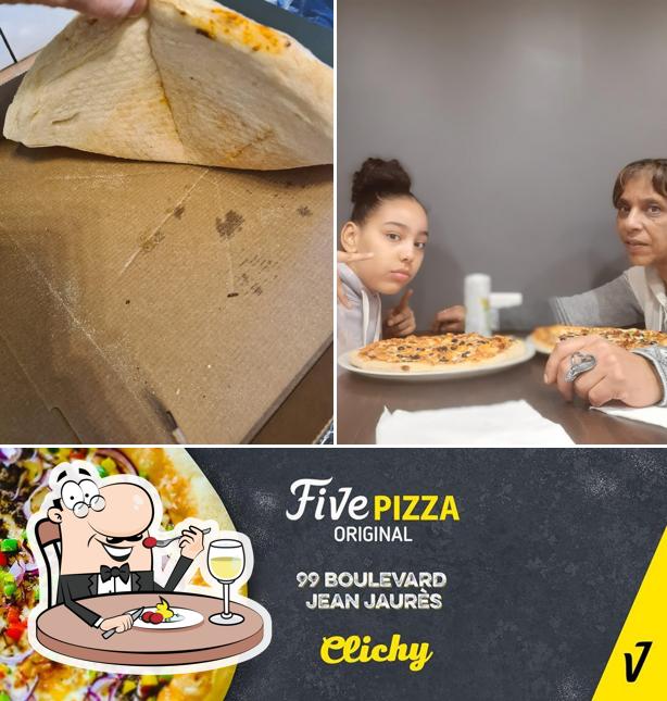Nourriture à Five Pizza Original - Clichy