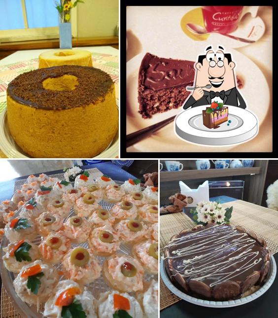 Bolo de chocolate em Confeitaria Bavaria
