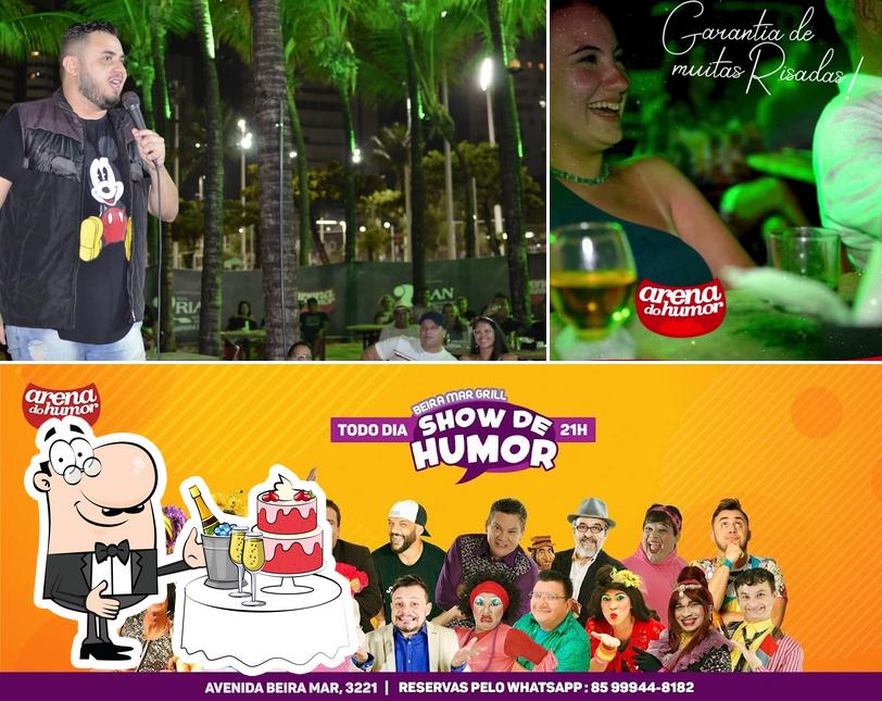 O Show de Humor Arena do humor em Fortaleza oferece uma opção para hospedar um jantar de casamento