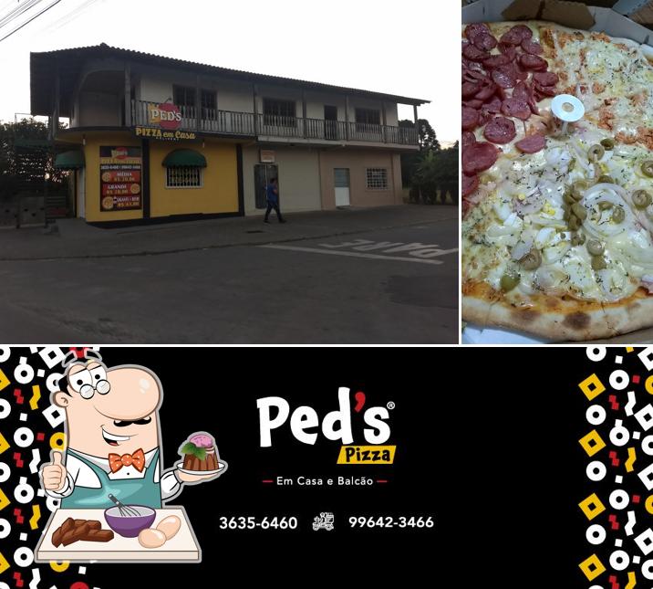 Ped's Pizza e Esfiha oferece uma variedade de pratos doces