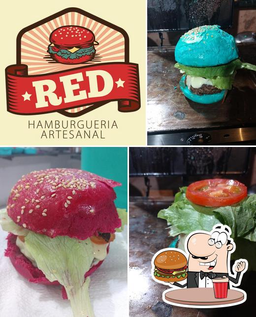 Os hambúrgueres do Red Hamburgueria Artesanal irão satisfazer diferentes gostos