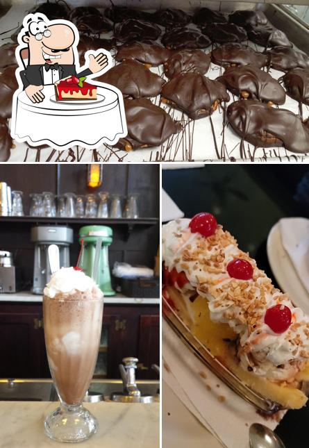 Flesor's Candy Kitchen provides a selection of desserts