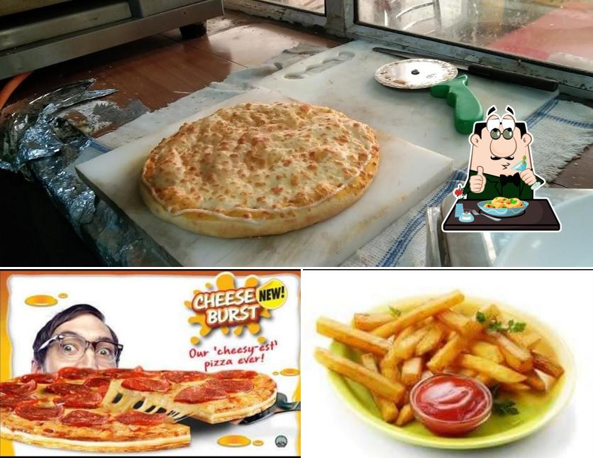 Food at Hello Pizza point