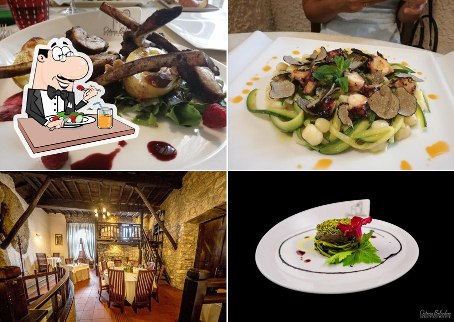 Cibo al Osteria Belvedere