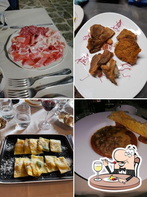 Platti al Ristorante San Giorgio al Castello di Vigoleno