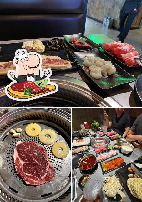 KPOT Korean BBQ & Hot Pot serves meat meals