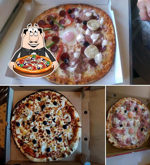 Prenez différents types de pizzas