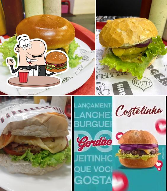 Os hambúrgueres do Gordão Lanches Matão irão satisfazer uma variedade de gostos