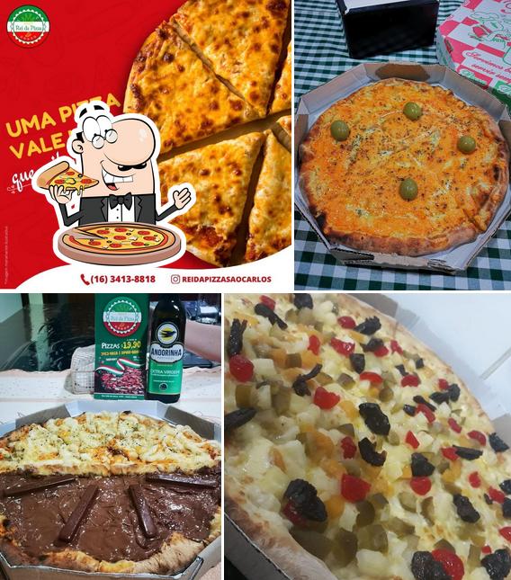 Consiga diversos variedades de pizza