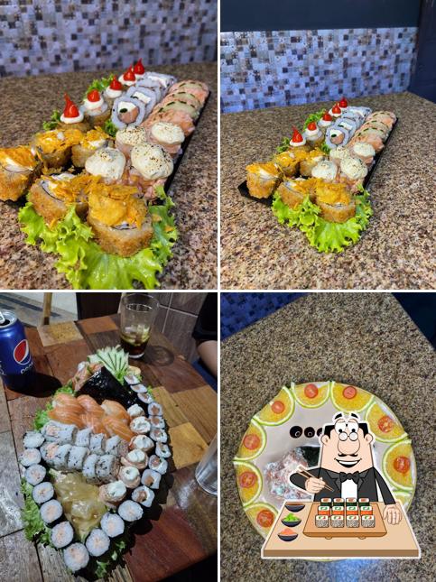 Escolha diversas opções de sushi