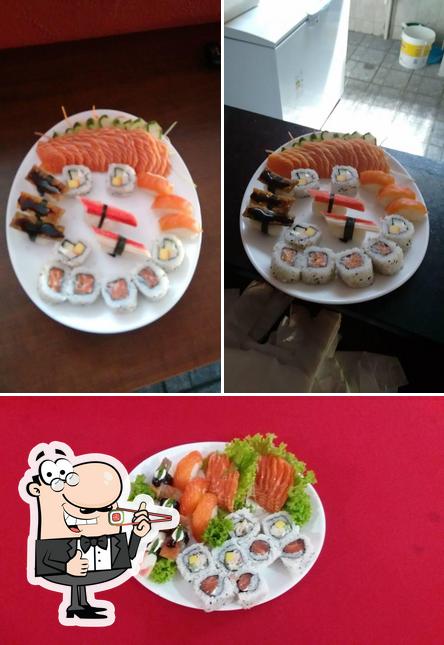 Prove diferentes opções de sushi