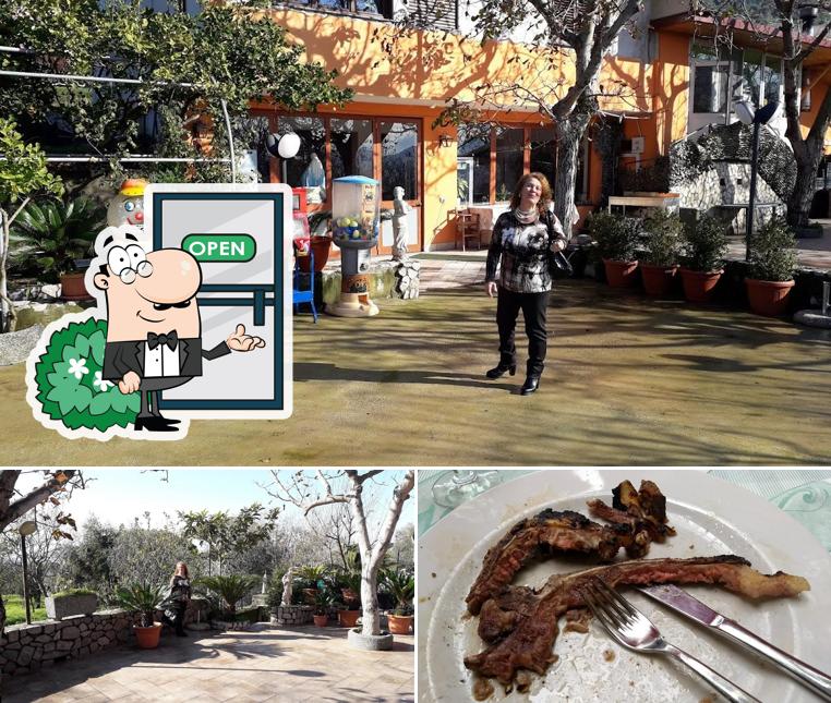 La foto di esterno e la carne da Ristorante pizzeria da Gighetto