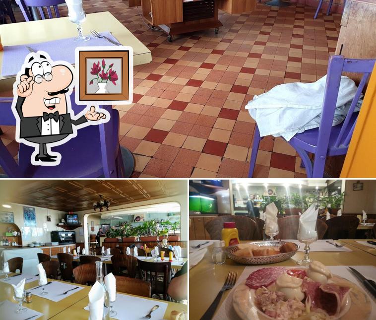 The interior of Restaurant la Moricerie