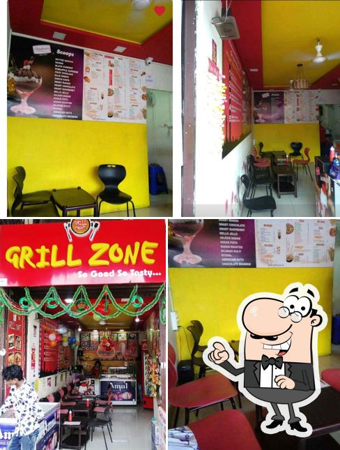 The interior of Grill Zone- Delicious fast food