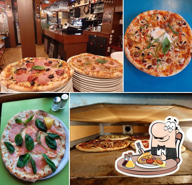 Choisissez des pizzas à Pizzeria restaurant Mirabella