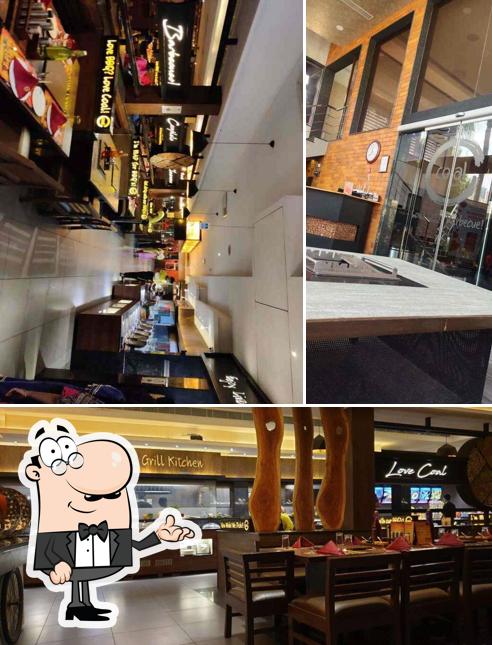 Take a seat at one of the tables at COAL BARBECUES