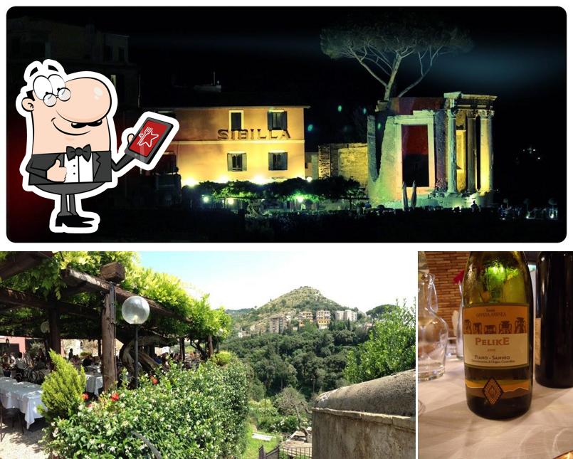 Tra le varie cose da Ristorante Sibilla si possono trovare la esterno e alcol