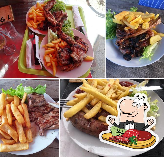 Le Marquis de la Guintre : Restaurant estival, grillade de viande d'agneau de prés salés au pied du Mont Saint-Michel