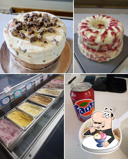 "Kristen's Kick-Ass Ice Cream Noordhoek Farm Village" представляет гостям большой выбор десертов