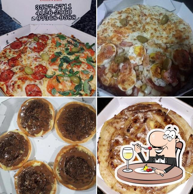 Comida em Pizzaria Azevedo