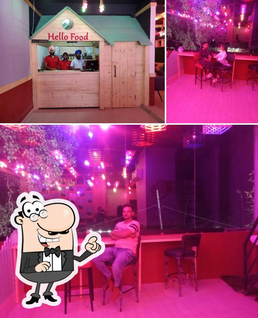 The interior of Hello Food