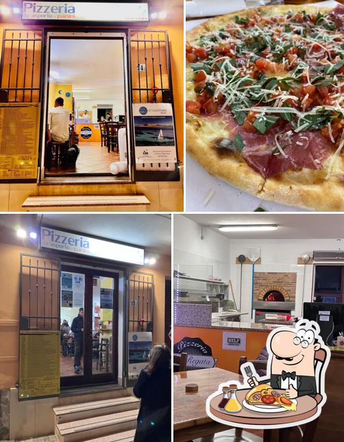 A Pizzeria La Regata, puoi ordinare una bella pizza