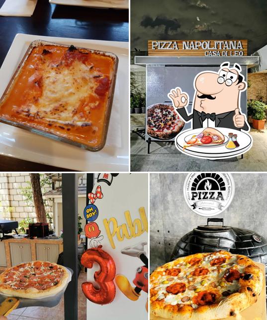 Order pizza at Casa Di Leo
