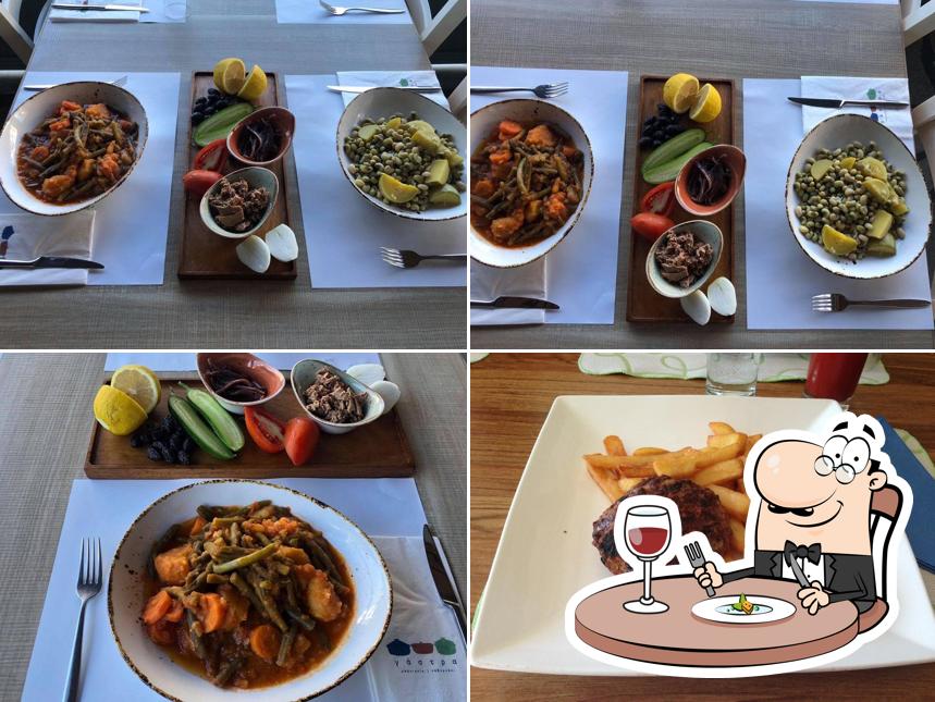 Nourriture à gastra restaurant γάστρα