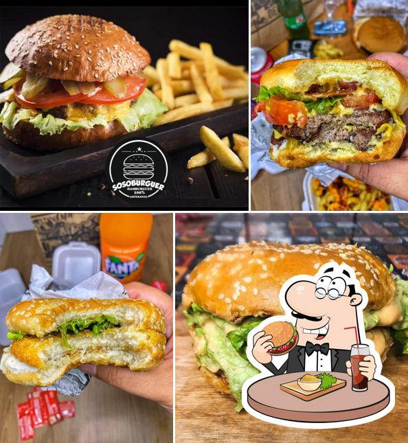 Peça um hambúrguer no Hamburgueria Sosoburguer - Hamburguer 100% Artesanal