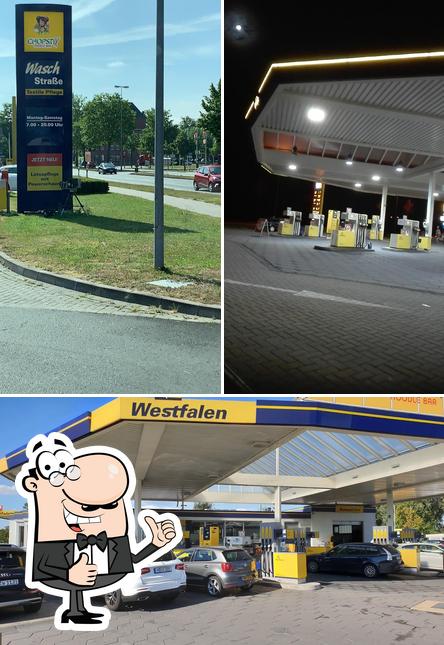 Here's a picture of Westfalen Tankstelle