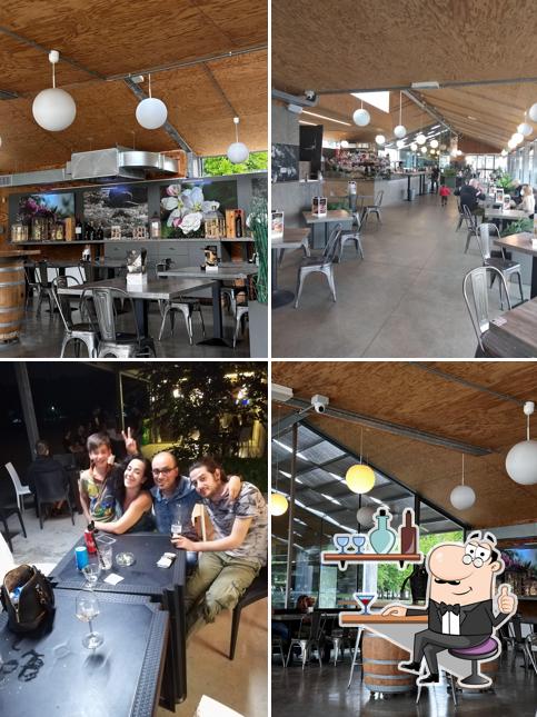 Gli interni di Garden Bistrot