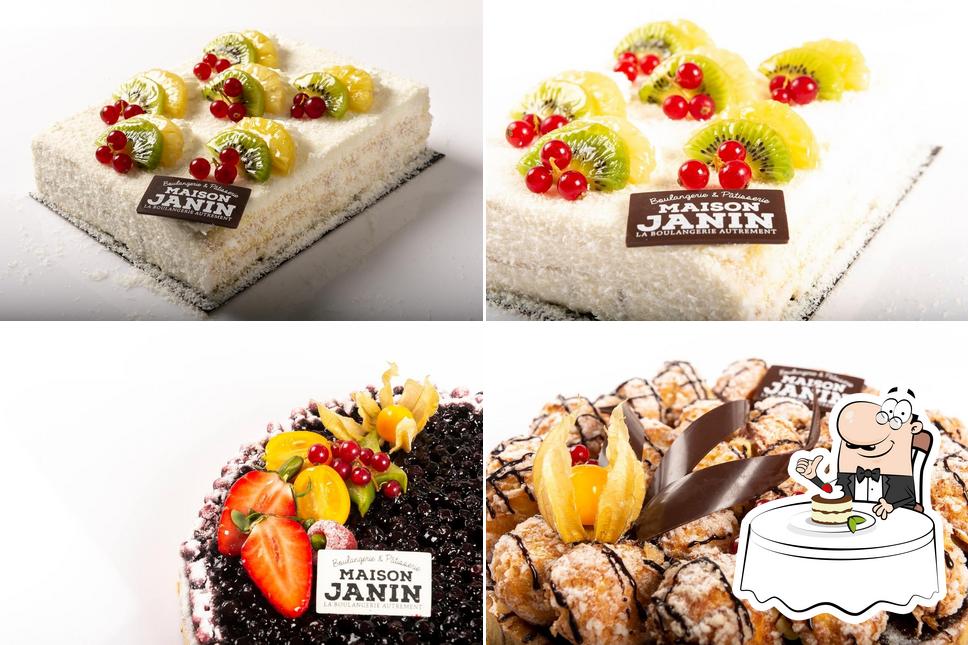 Maison Janin Ville-la-Grand offre une éventail de desserts