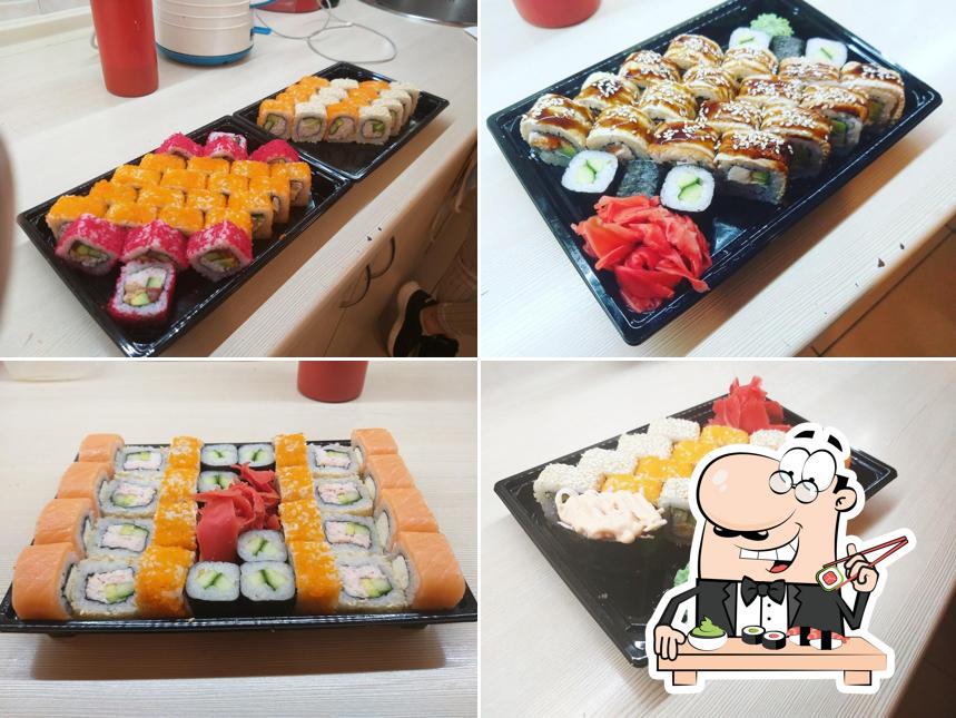 Les sushi sont offerts par Sushi Wok