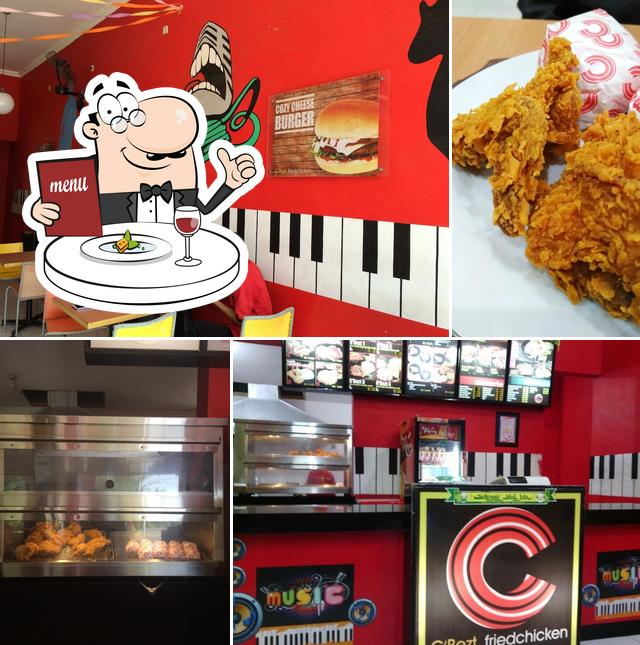 Food at C'bezt Friedchicken Besuki