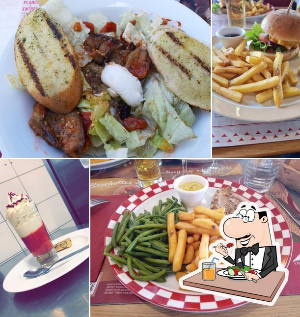 Plats à La Côte & La Flamme (Courtepaille)